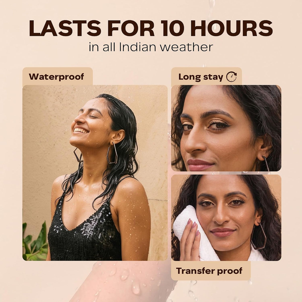 FACESCANADA Cream All Day Hydra Matte Foundation - Mini | 3in1 + Moisturizer + SPF 30 | 24 HR Aloe Hydration & Vitamin C | 10HR Wear | Medium to High Buildable Coverage | Warm Sand (18 ml)